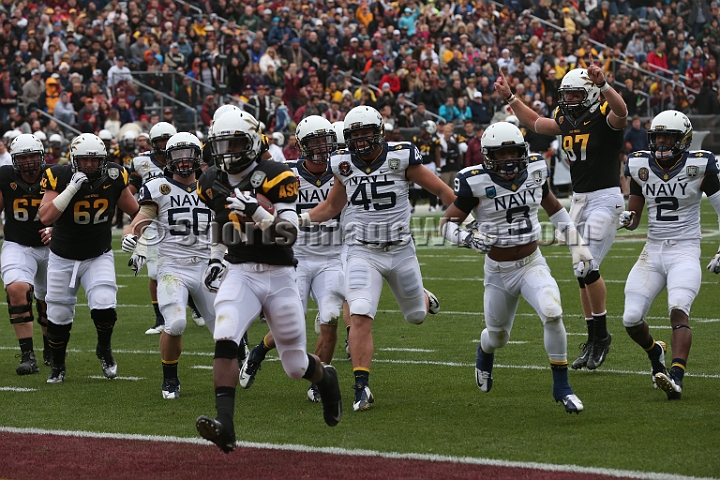122912 Kraft SA-020.JPG - Dec 29, 2012; San Francisco, CA, USA; Arizona State Sun Devils running back Marion Grice scores a touchdown against the Navy Midshipmen in the 2012 Kraft Fighting Hunger Bowl at AT&T Park.